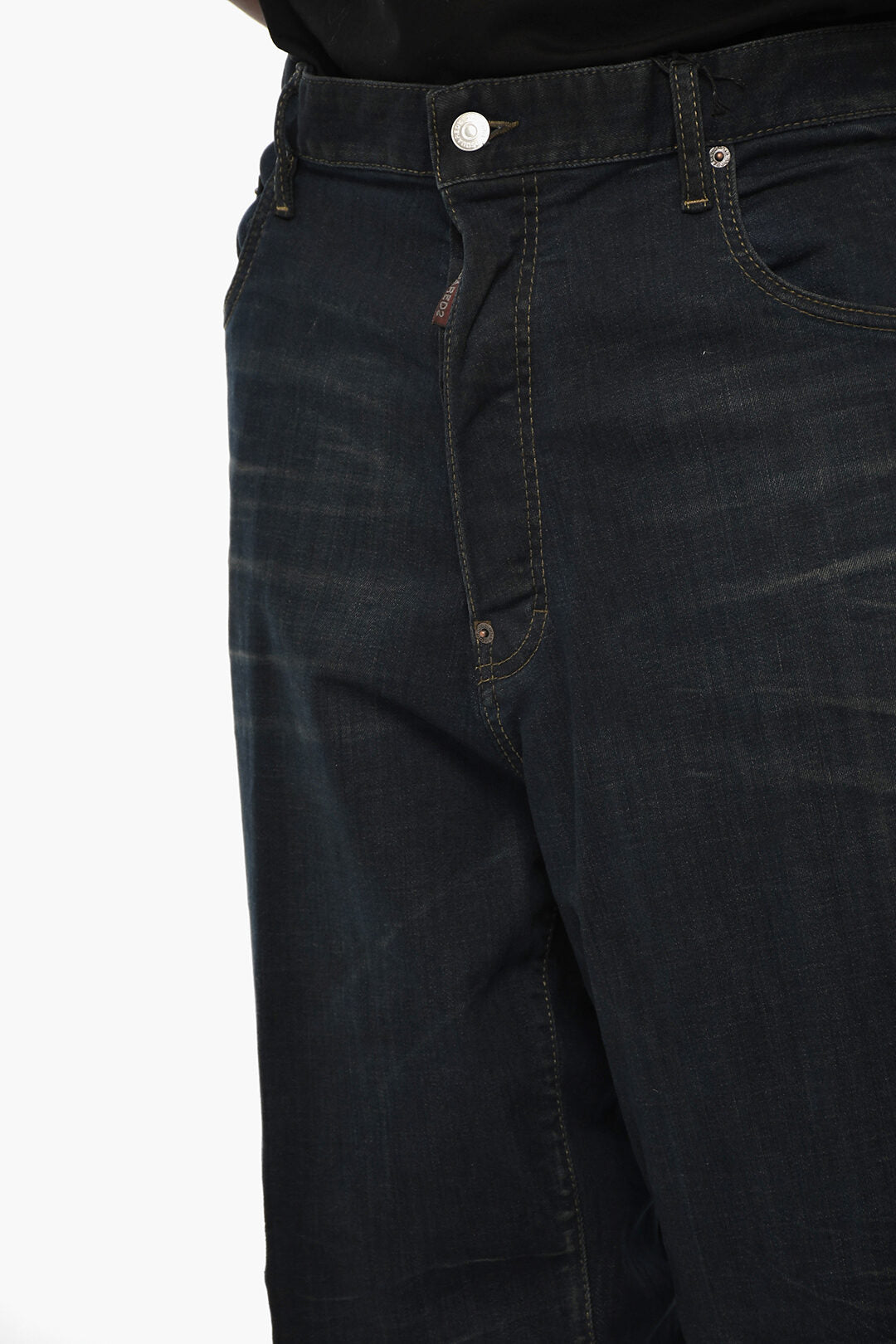 Dsquared2 2405~ICON Jeans Regular Fit EROS with Visible Seams 25cm, view 2