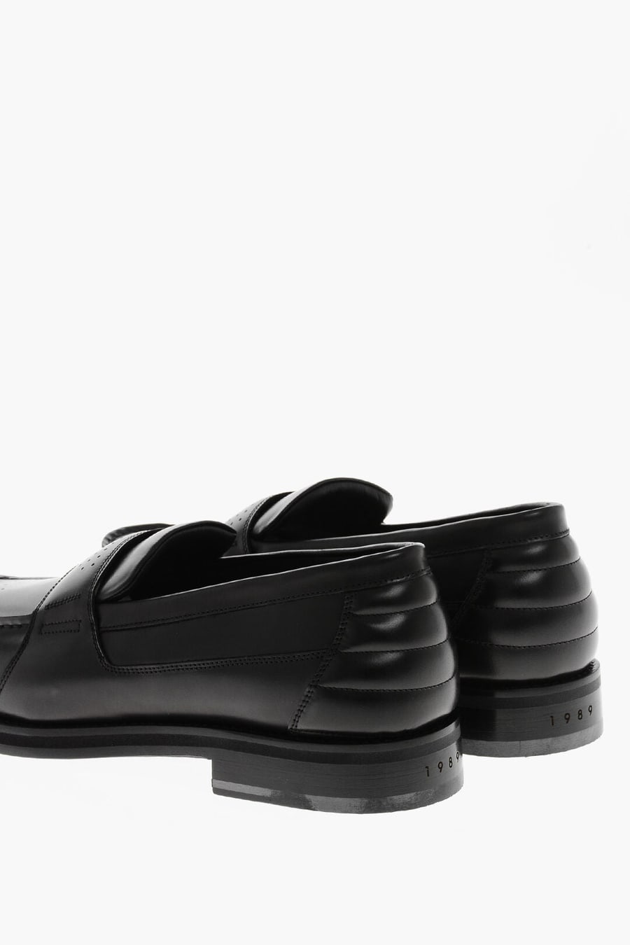 1989 Studio 0120~Solid-Color Leather Moccasins, view 2