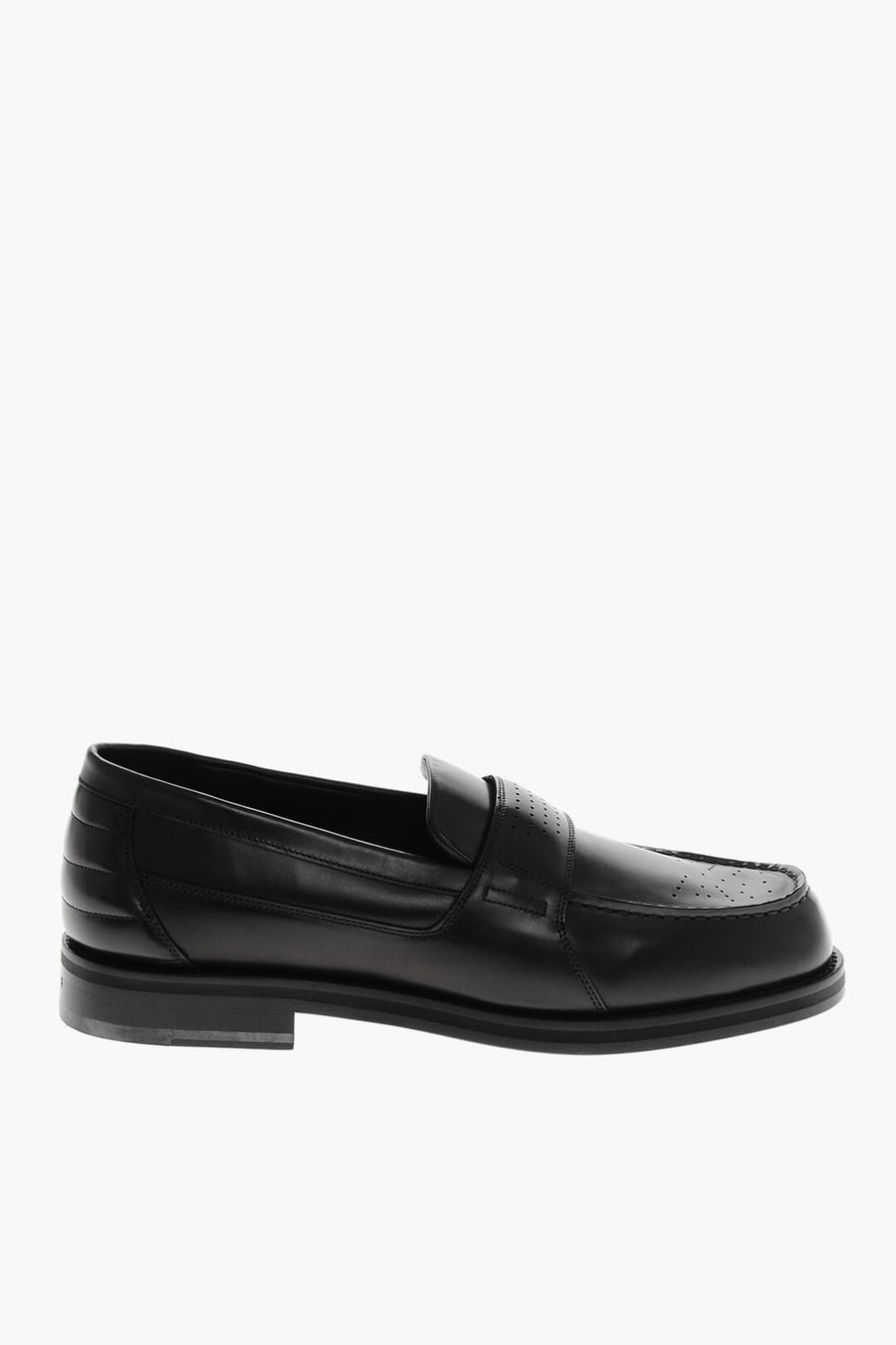 1989 Studio 0120~Solid-Color Leather Moccasins, view 3