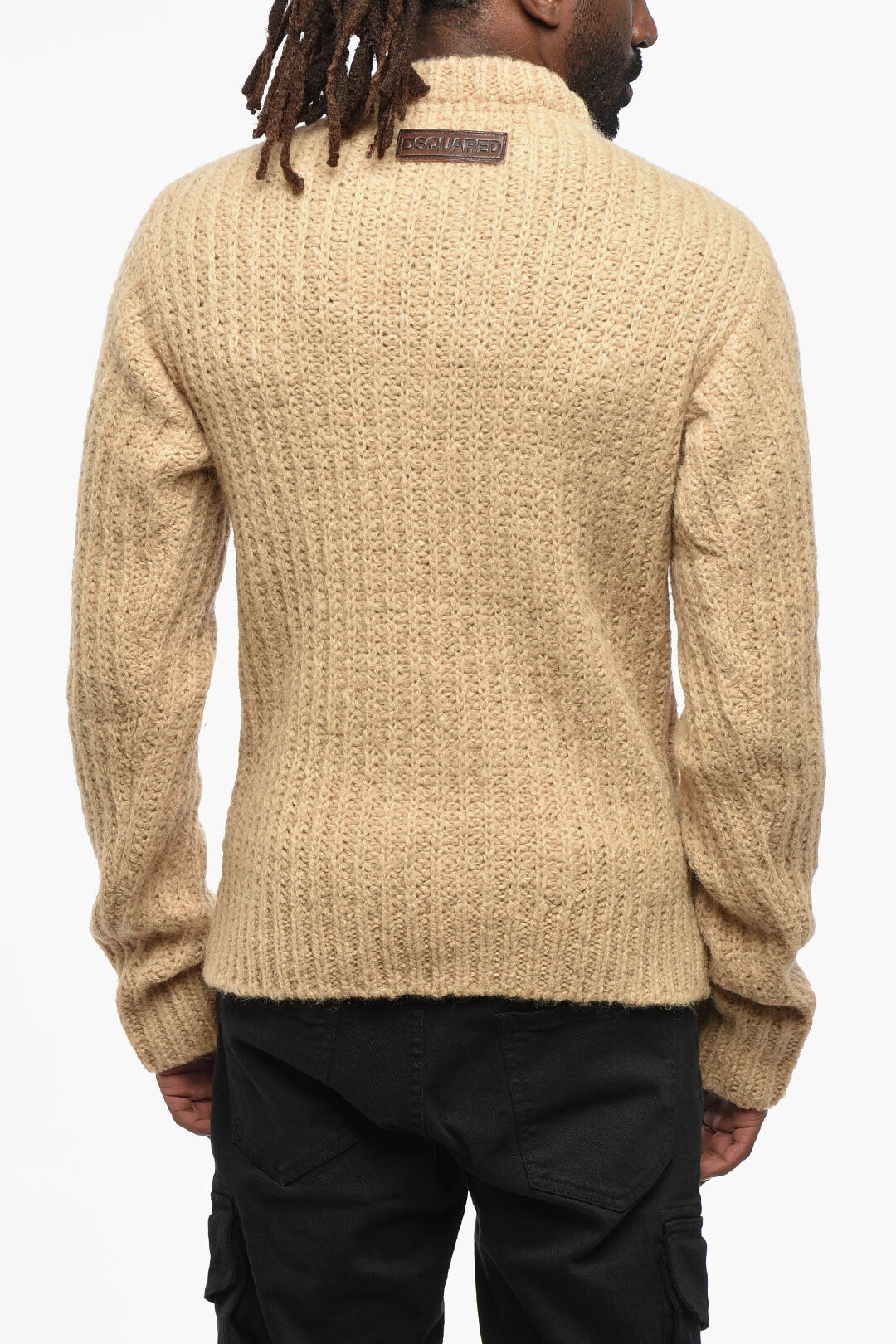 Dsquared2 2500~Wool-Blend Crewneck Sweater MUSCLE, view 2