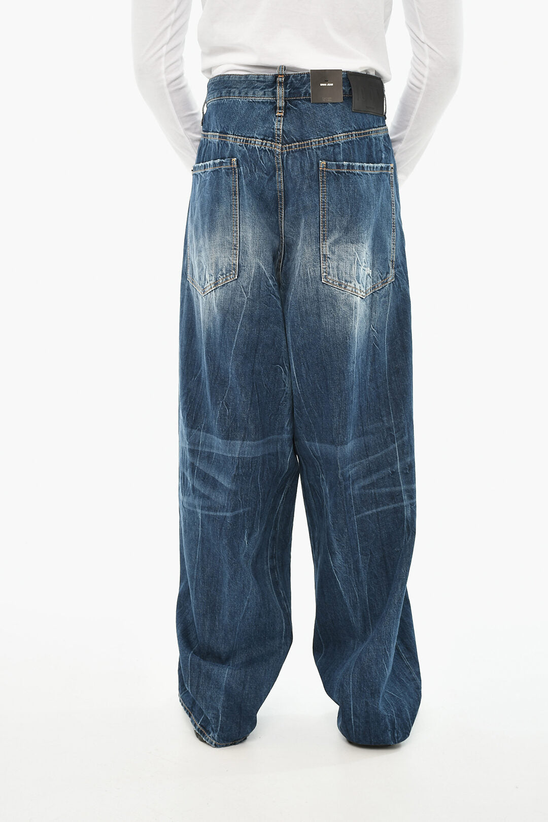 Dsquared2 2405~ICON Loose-Fit Wide-Leg Jeans