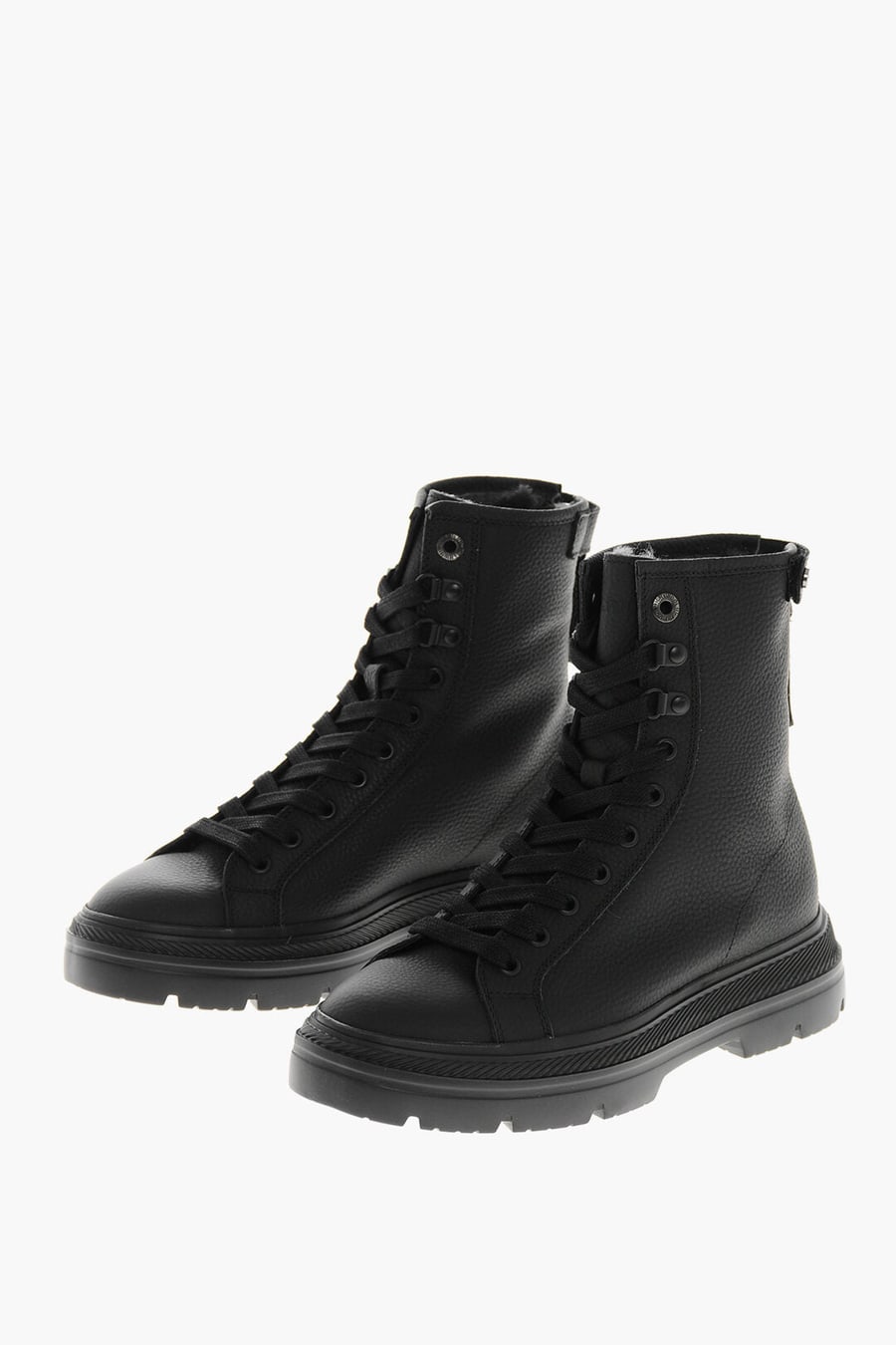 Woolrich 3500~Lace-Up Ankle Boots MILITARY Hammered Leather with Vibram Sole