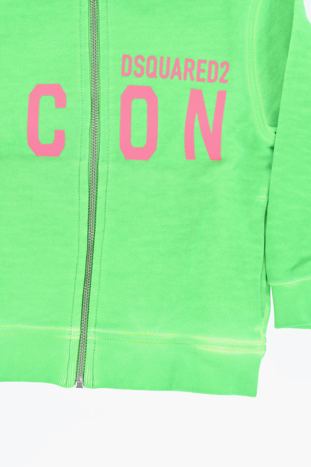 Dsquared2 Kids 2850~ICON Fluorescent Sweatshirt with Contrasting Logo, view 2