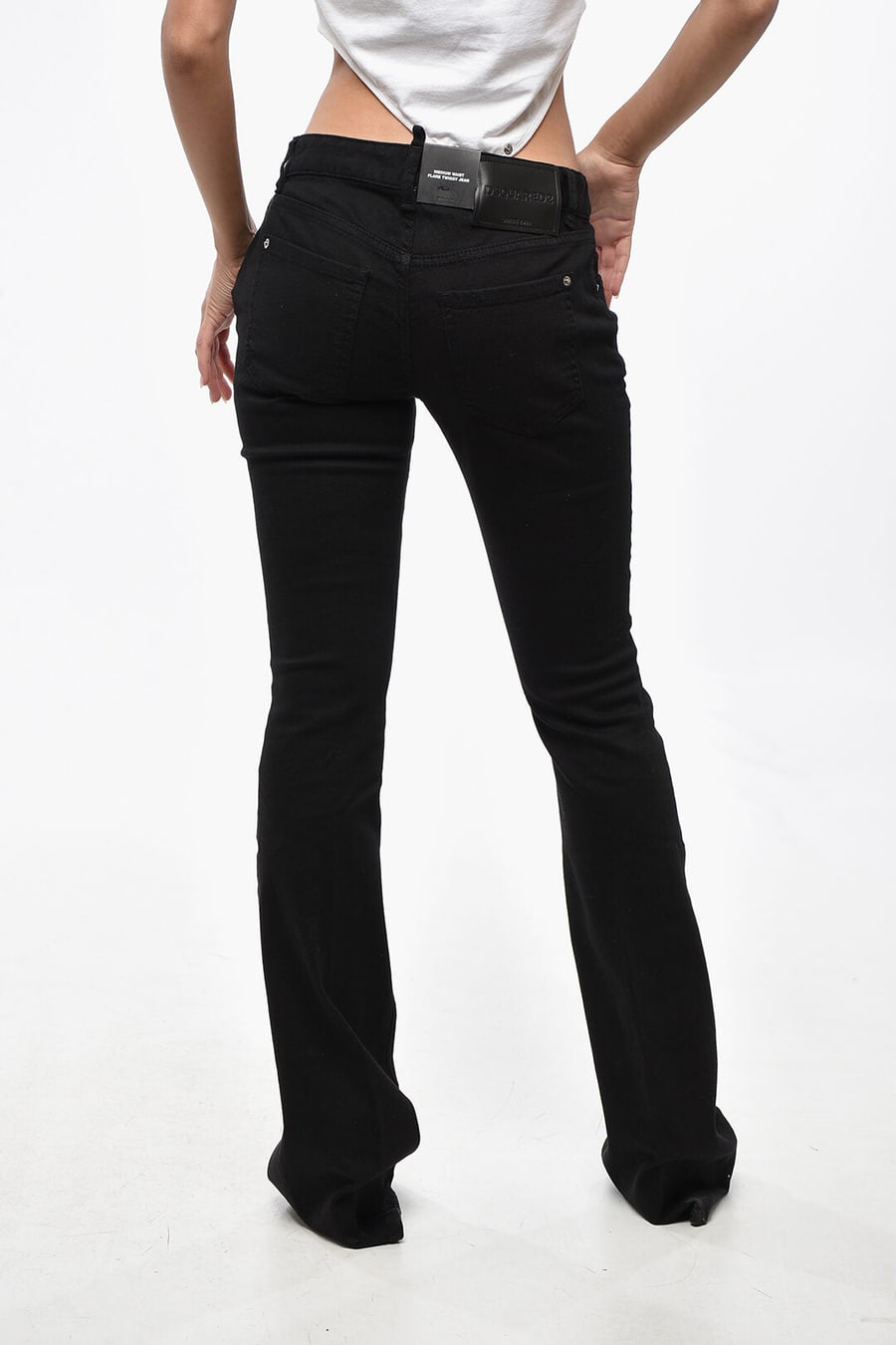 Dsquared2 3500~Flared Mid-Rise Jeans TWIGGY 25cm, view 3
