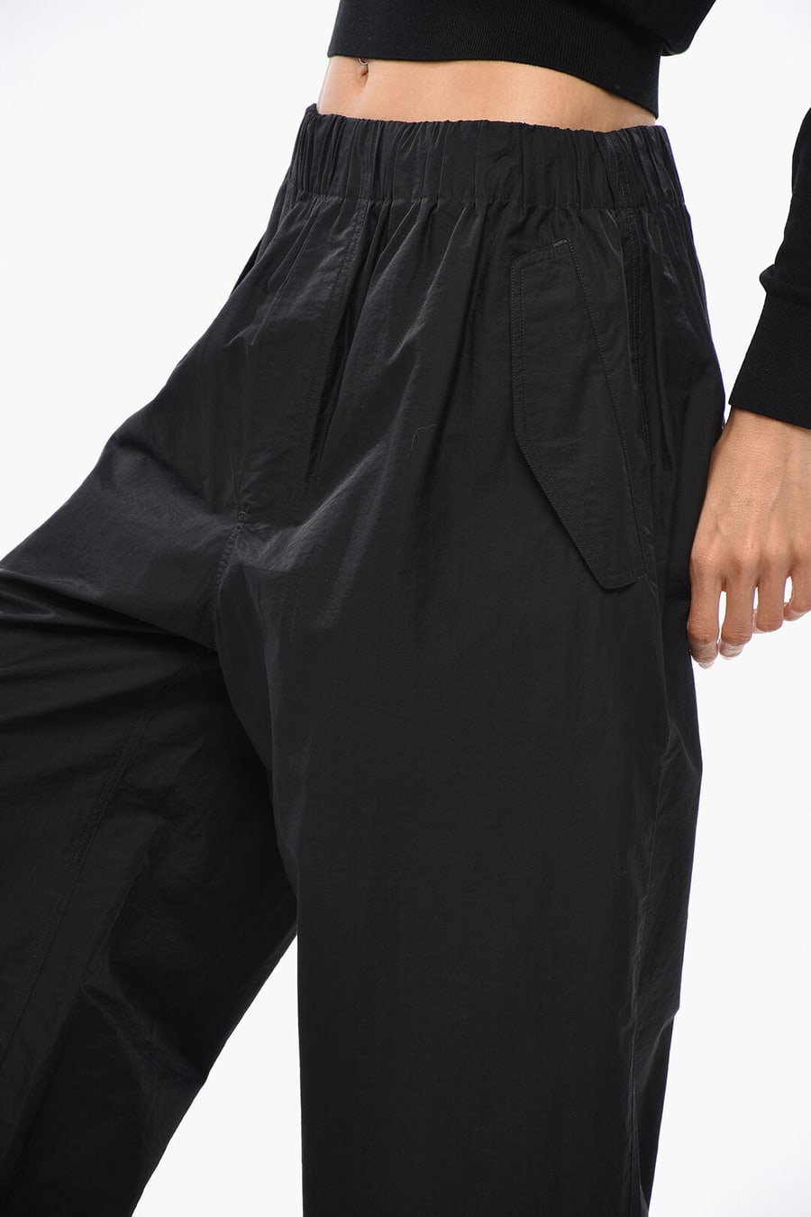 Wardrobe.nyc 3500~Cotton-Blend Trousers BENCH with Cuffs, view 2