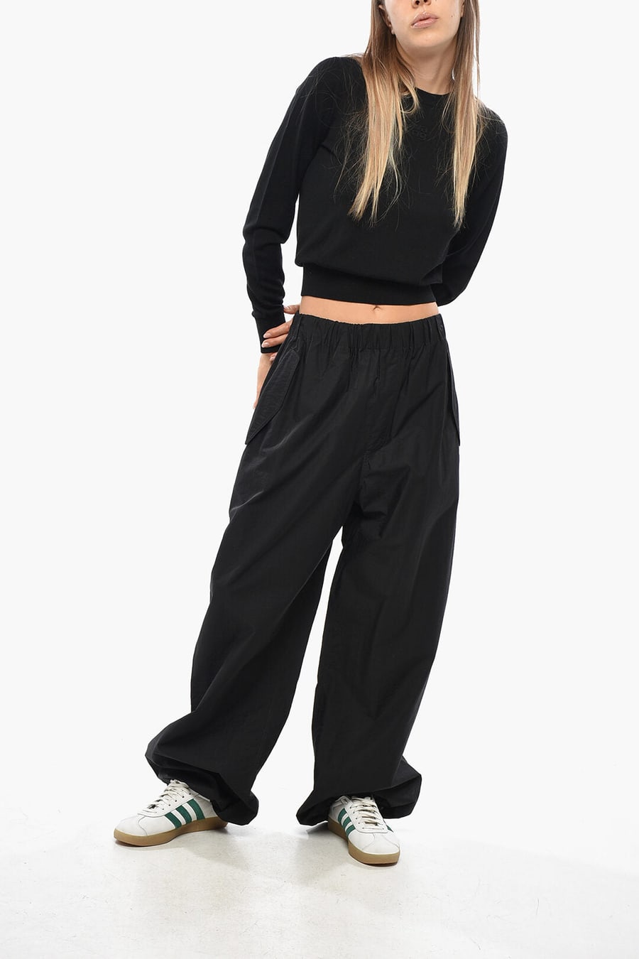 Wardrobe.nyc 3500~Cotton-Blend Trousers BENCH with Cuffs, view 4
