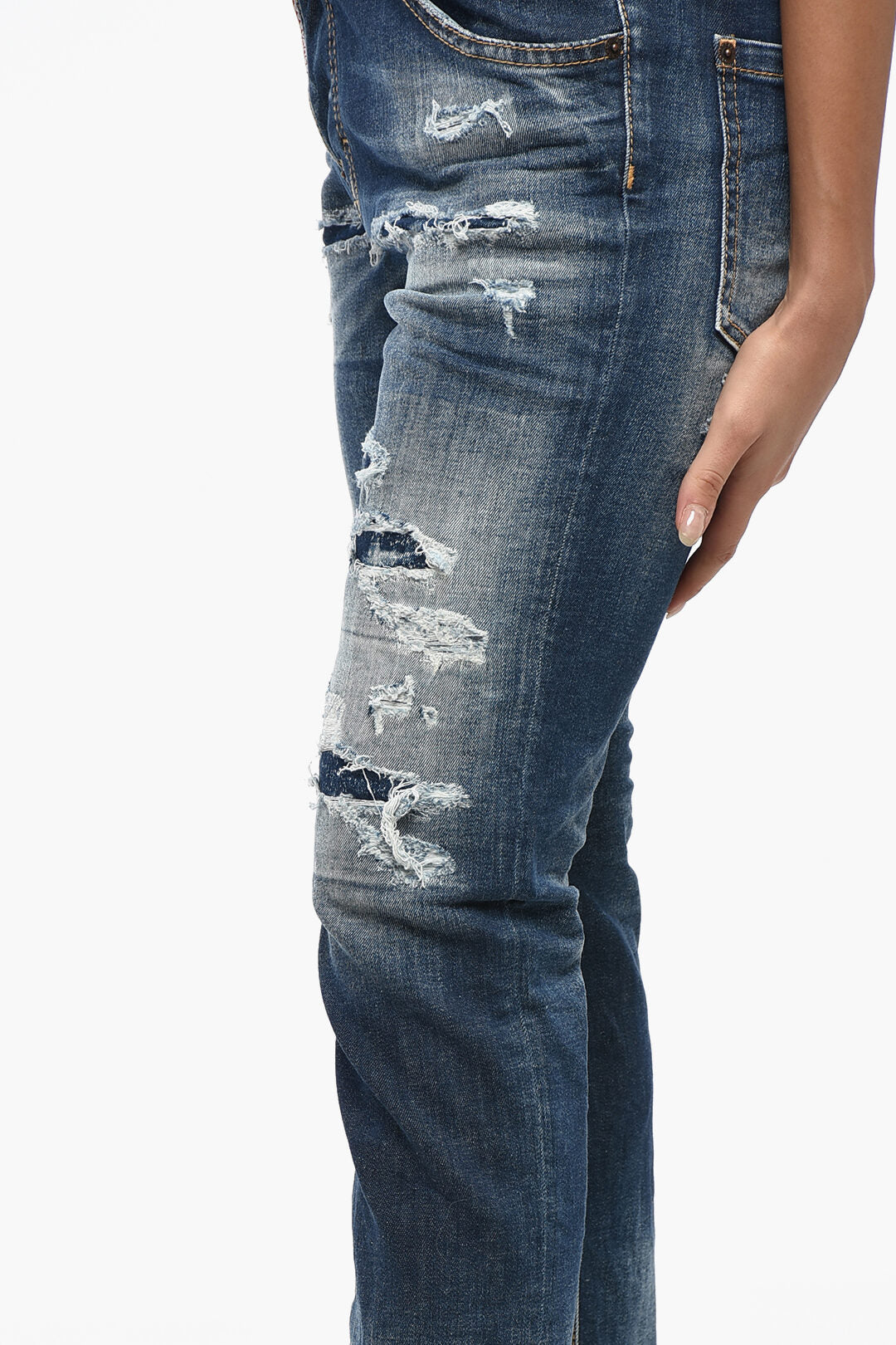 Dsquared2 2405~Cropped-Fit Jeans COOL GIRL Vintage-Effect 16cm, view 2