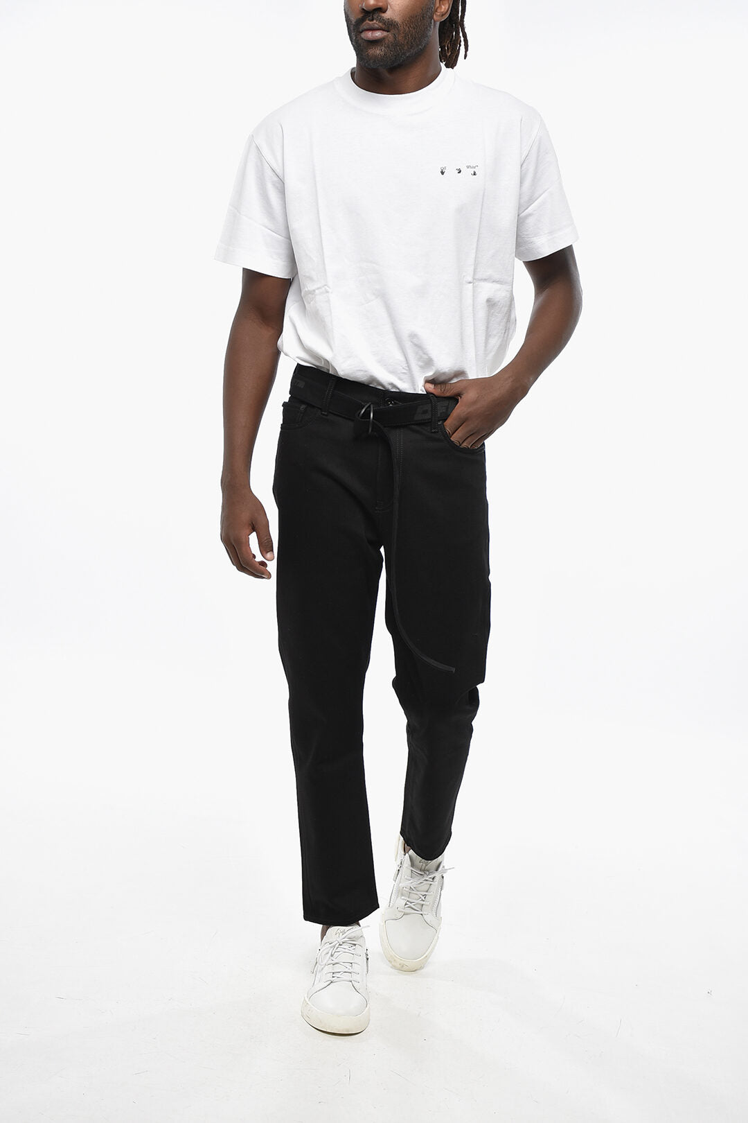 Off-White 3500~Slim Fit Jeans INDUSTRIAL with 17cm Belt