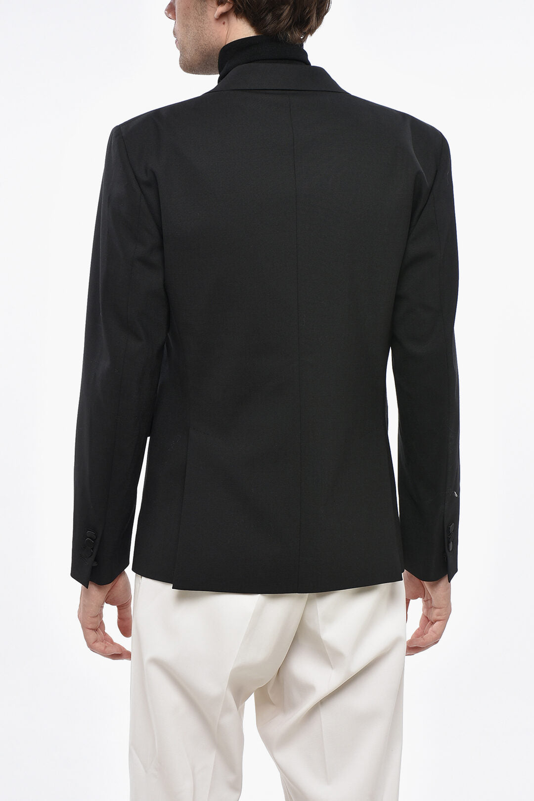Dsquared2 3500~Virgin Wool-Blend Tuxedo Jacket LONDON with Corset, view 2