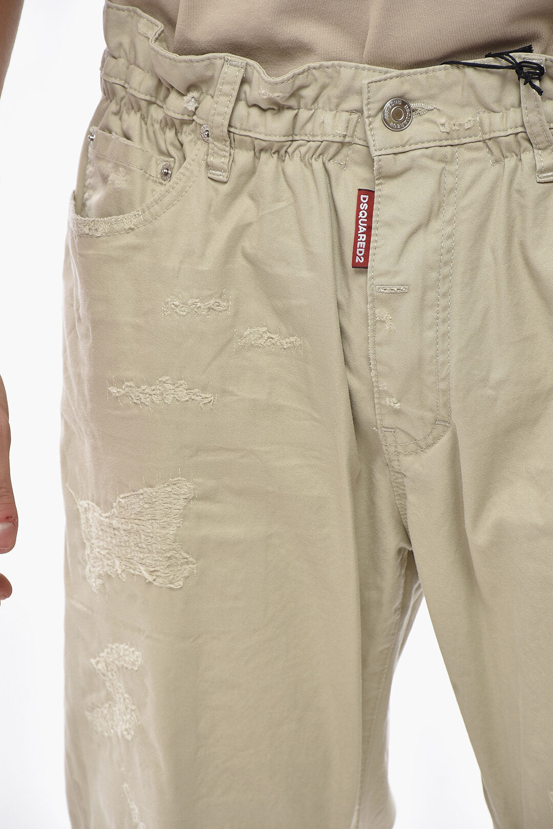 Dsquared2 2500~Casual Pants with Distressed Effect