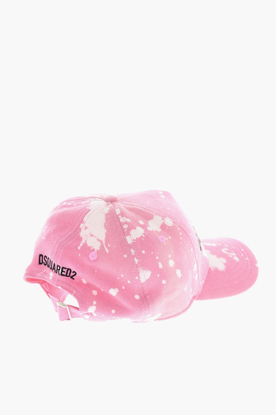Dsquared2 3050~Solid Baseball Cap GOTH GURL with Acid-Wash Effect, view 2