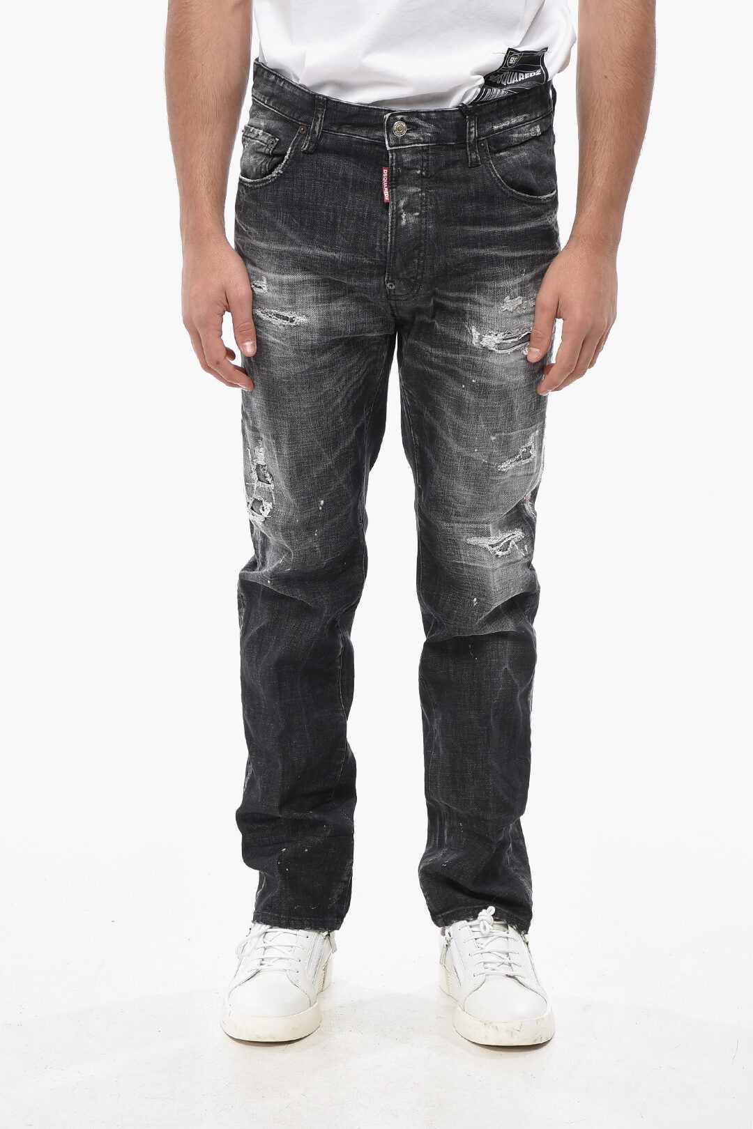 Dsquared2 3500~Delavè Denim 642 Fit Jeans 19cm