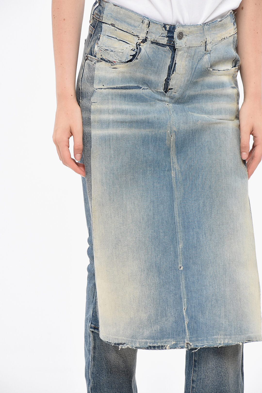 Diesel 0138~RED TAG Jeans Bootcut SEL with 23cm Skirt Detail, view 2