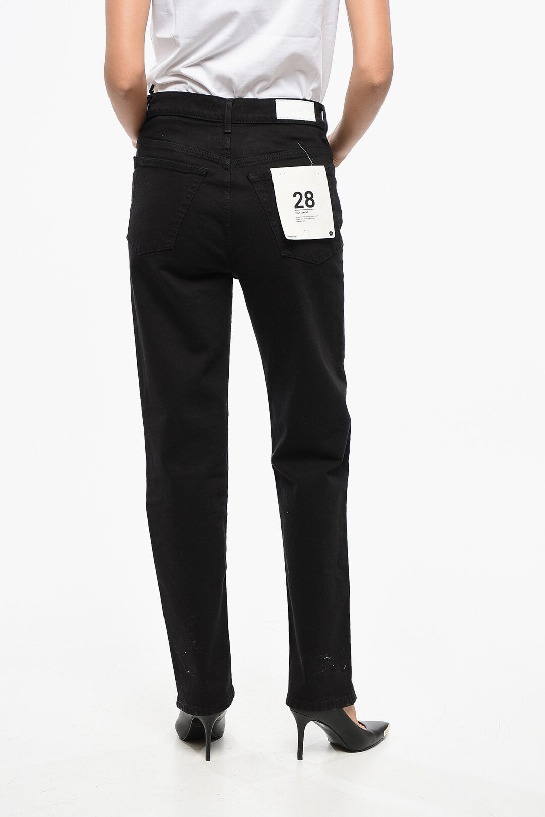 Re/Done 3500~Jeans 70S Dark Wash Straight-Leg 20cm, view 2