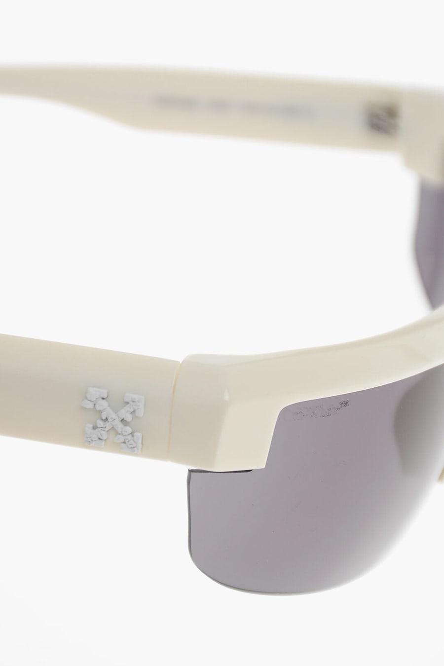 Off-White 2405~Half-Frame Sunglasses TOLEDO with Logo Temples, view 4