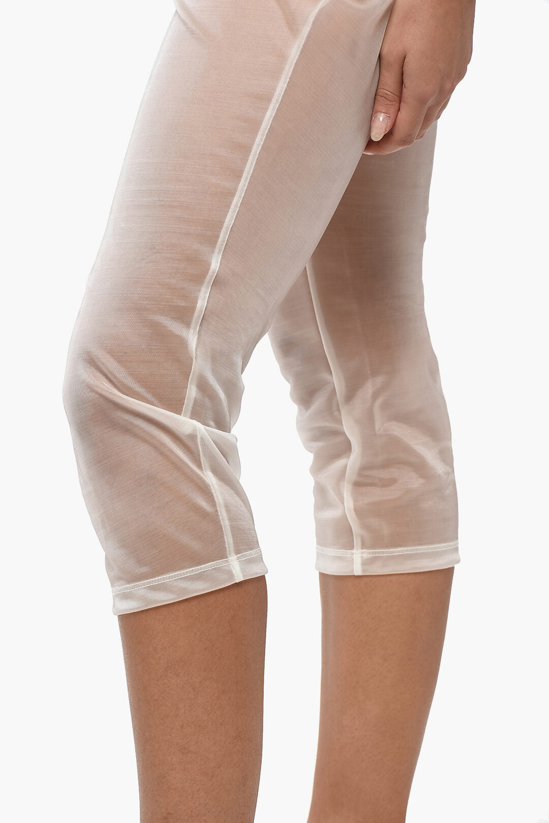 Dsquared2 2405~Cropped Skinny Pants with Side Zip