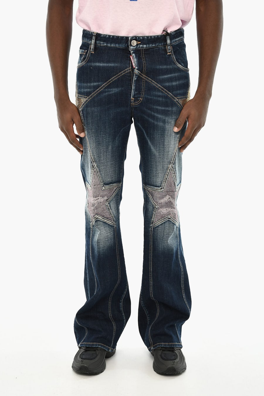Dsquared2 2405~Stonewashed Boot-Cut Jeans