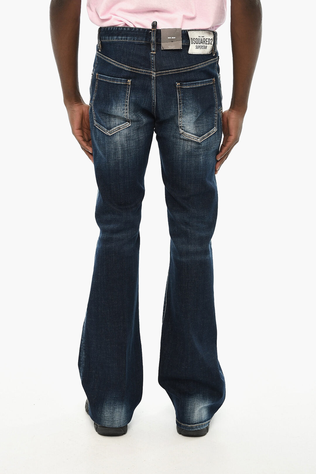 Dsquared2 2405~Stonewashed Boot-Cut Jeans, view 2