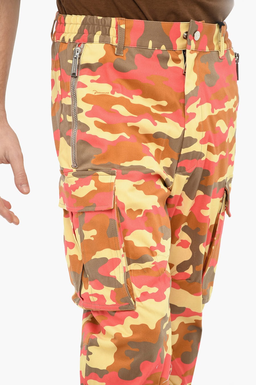 Dsquared2 3250~Camouflage-Pattern Cargo Trousers, view 3