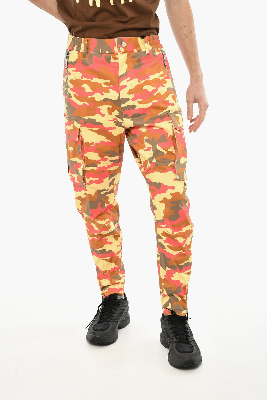 Dsquared2 3250~Camouflage-Pattern Cargo Trousers