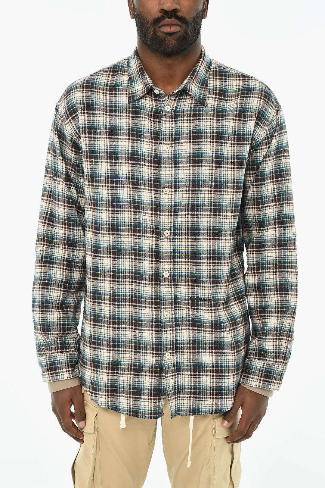 Dsquared2 3250~Checked Cotton Casual Shirt