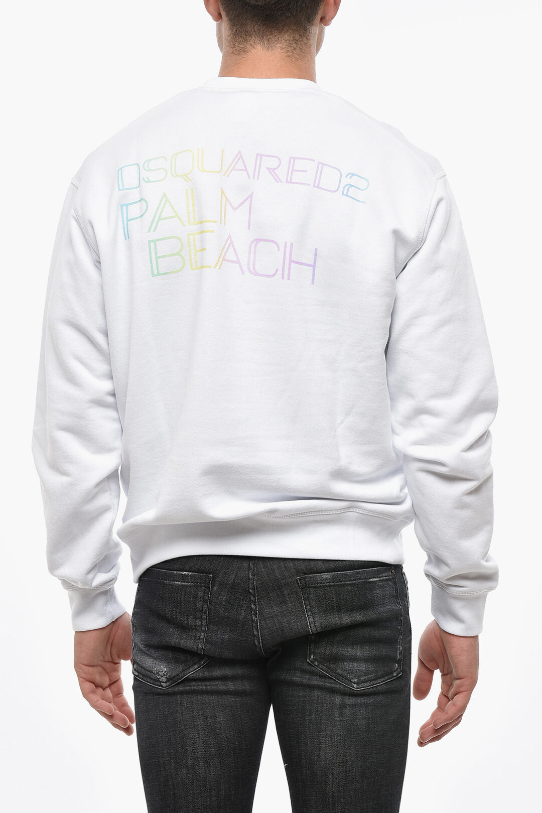 Dsquared2 2405~Cotton Crewneck Sweatshirt with Logo