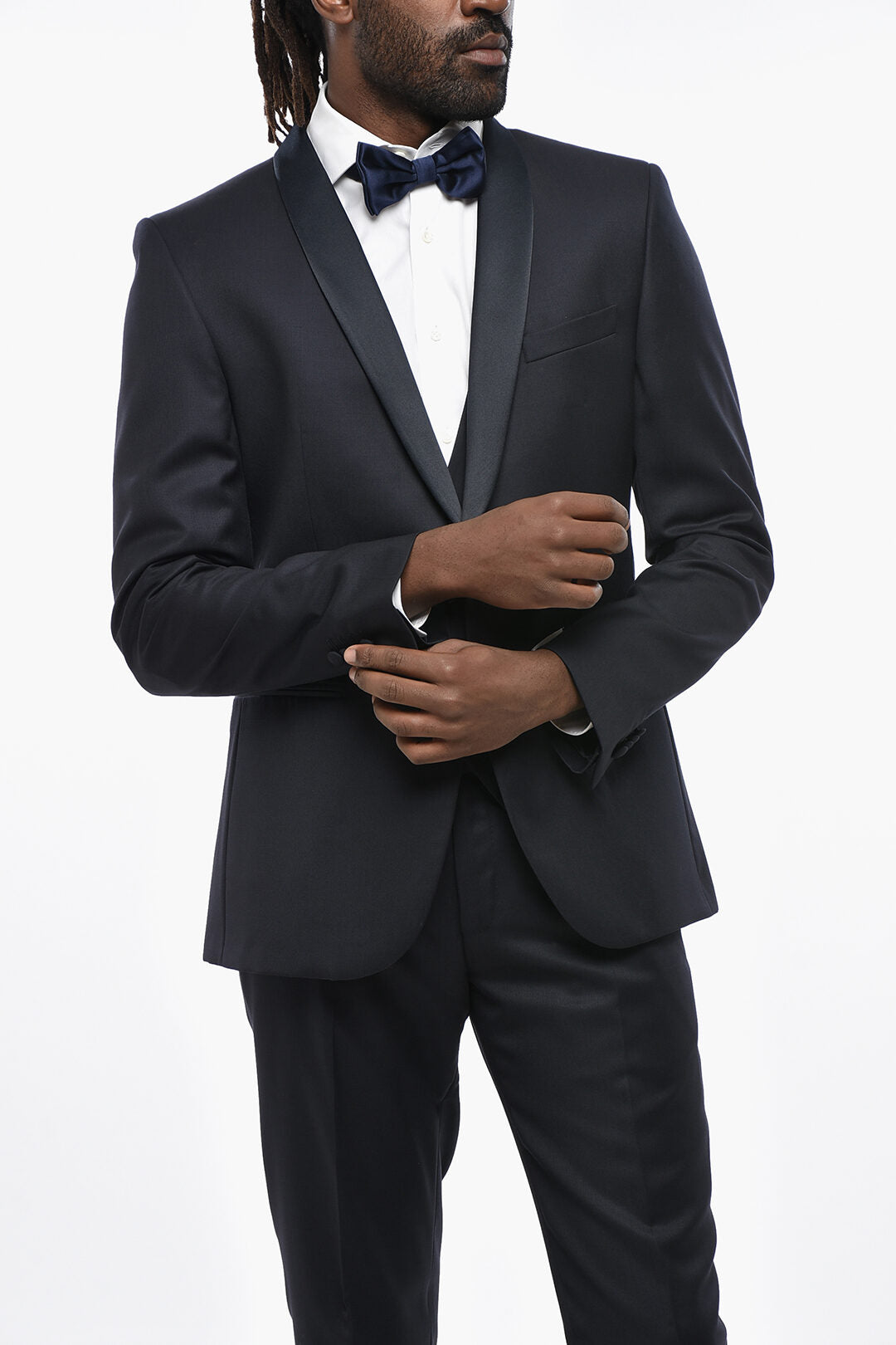 Nino Danieli 2405~Three-Piece Suit CERIMONIA with Virgin-Wool Waistcoat with Shawl Collar