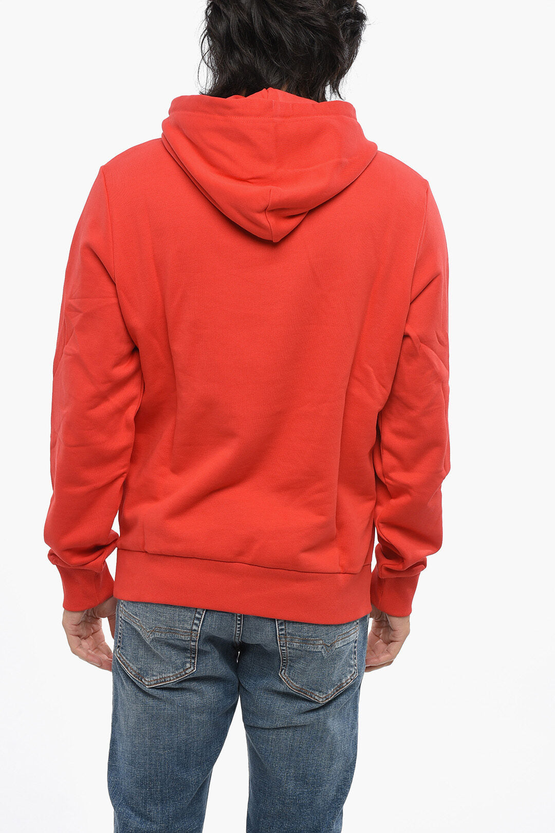 Diesel 2550~Brushed Cotton Hoodie Sweatshirt PIXEL, view 2