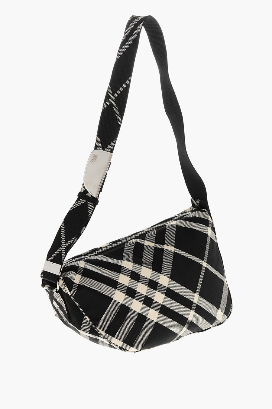 Burberry 2550~Checked Crossbody Bag, view 2
