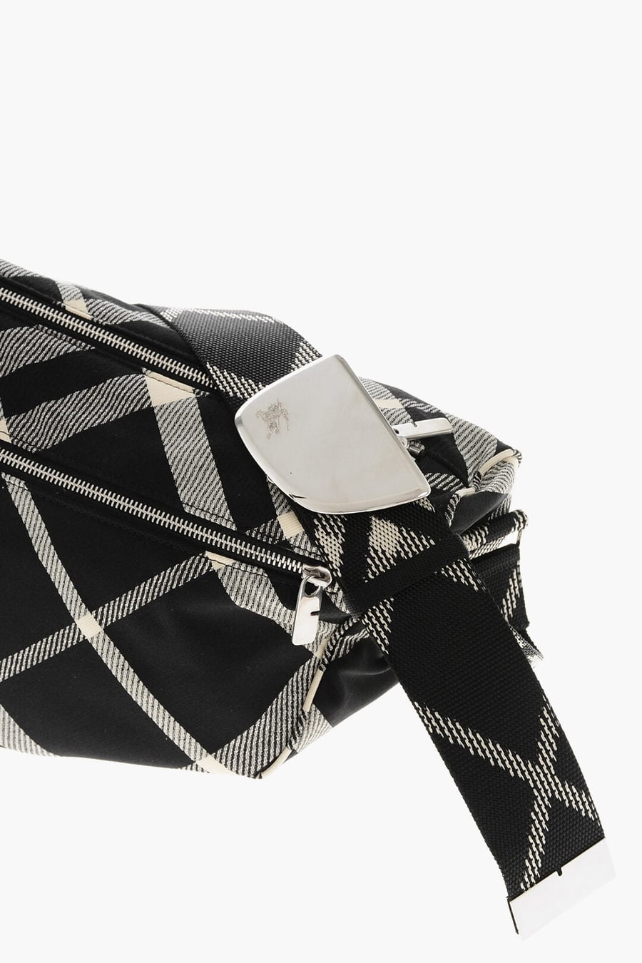 Burberry 2550~Checked Crossbody Bag, view 3