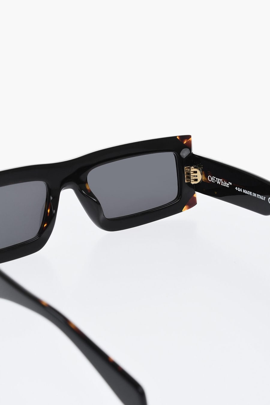 Off-White 2405~Square Sunglasses LAUREL with Tortoiseshell Frame, view 3