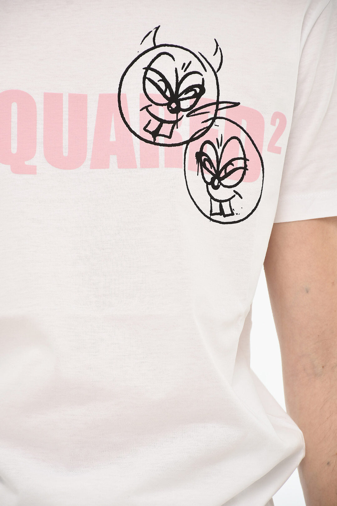 Dsquared2 2405~Cotton Crewneck T-Shirt With Logo