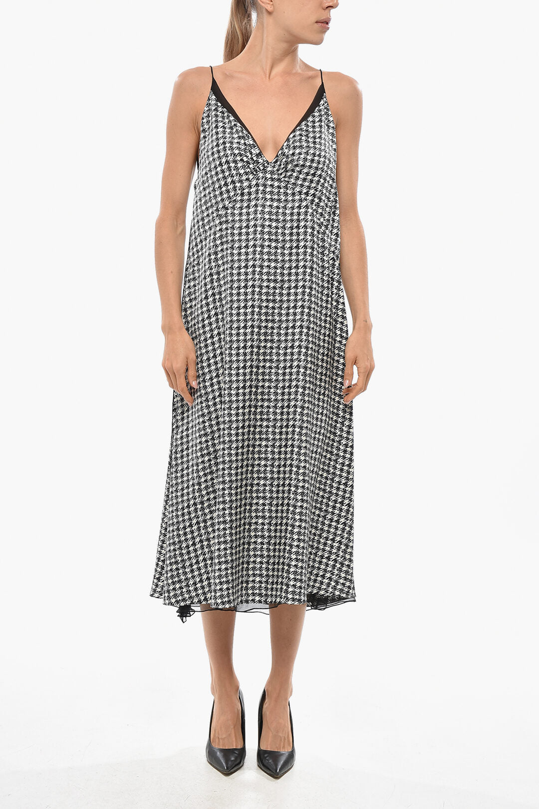 Dior 2550~Silk Houndstooth Slip Dress