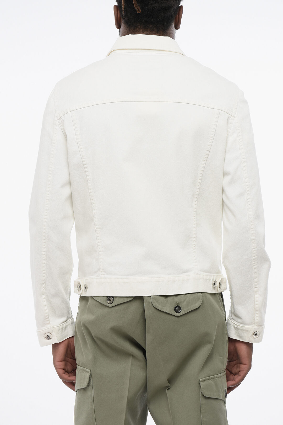 Brunello Cucinelli 2405~Denim Sahariano Jacket, view 2