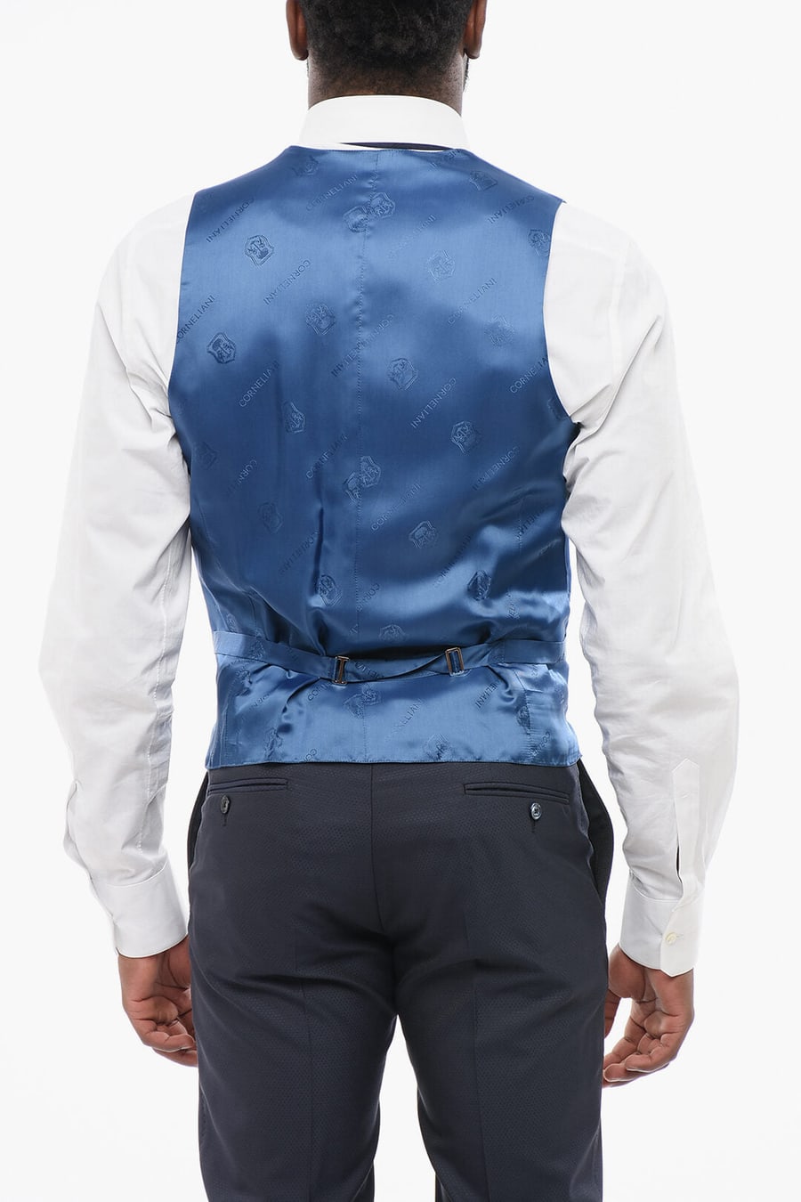 Corneliani 2405~Double-Breasted Waistcoat with Hidden Buttoning, view 2