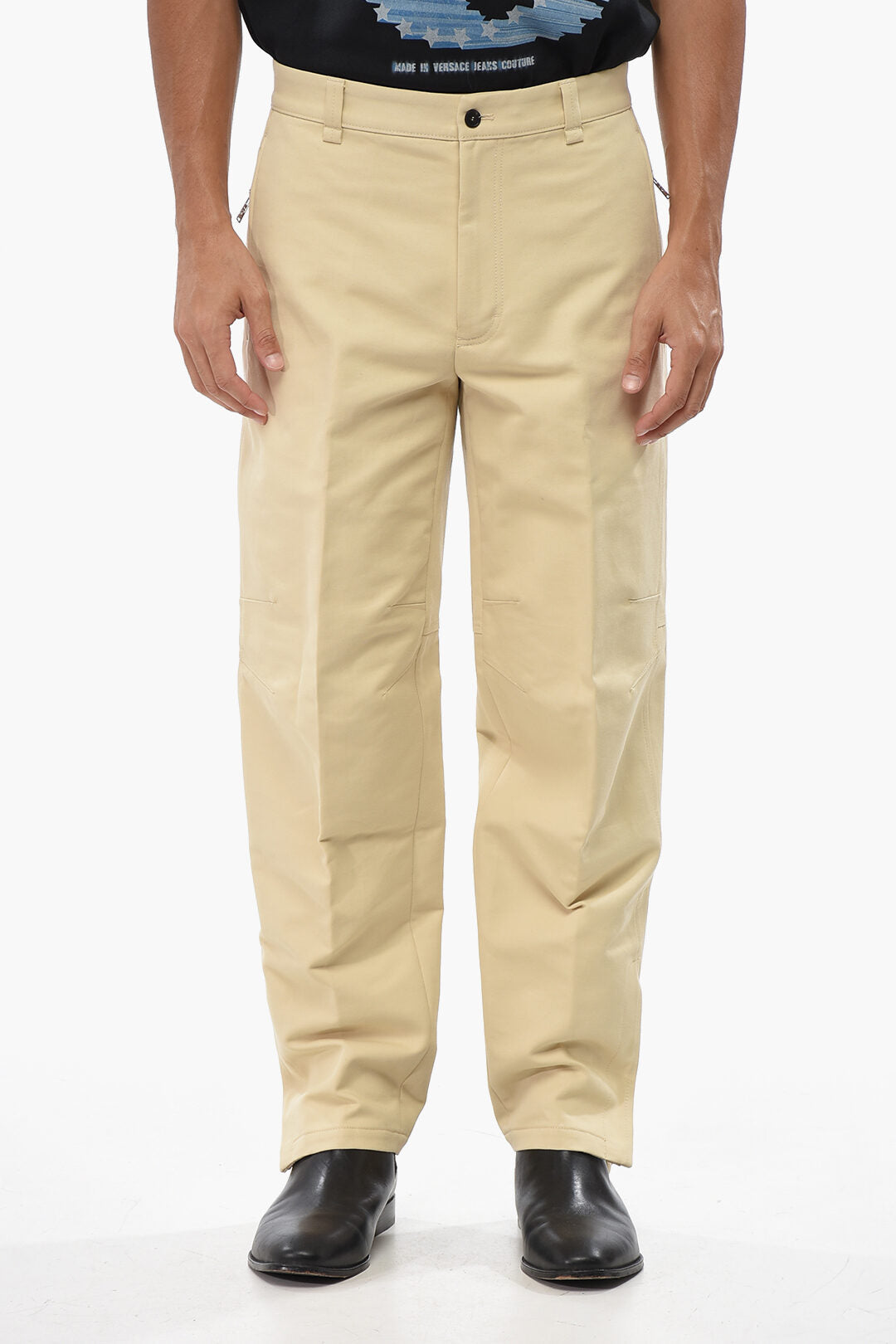 Lanvin 2500~Lightweight Cotton Pants with Ankle Zip