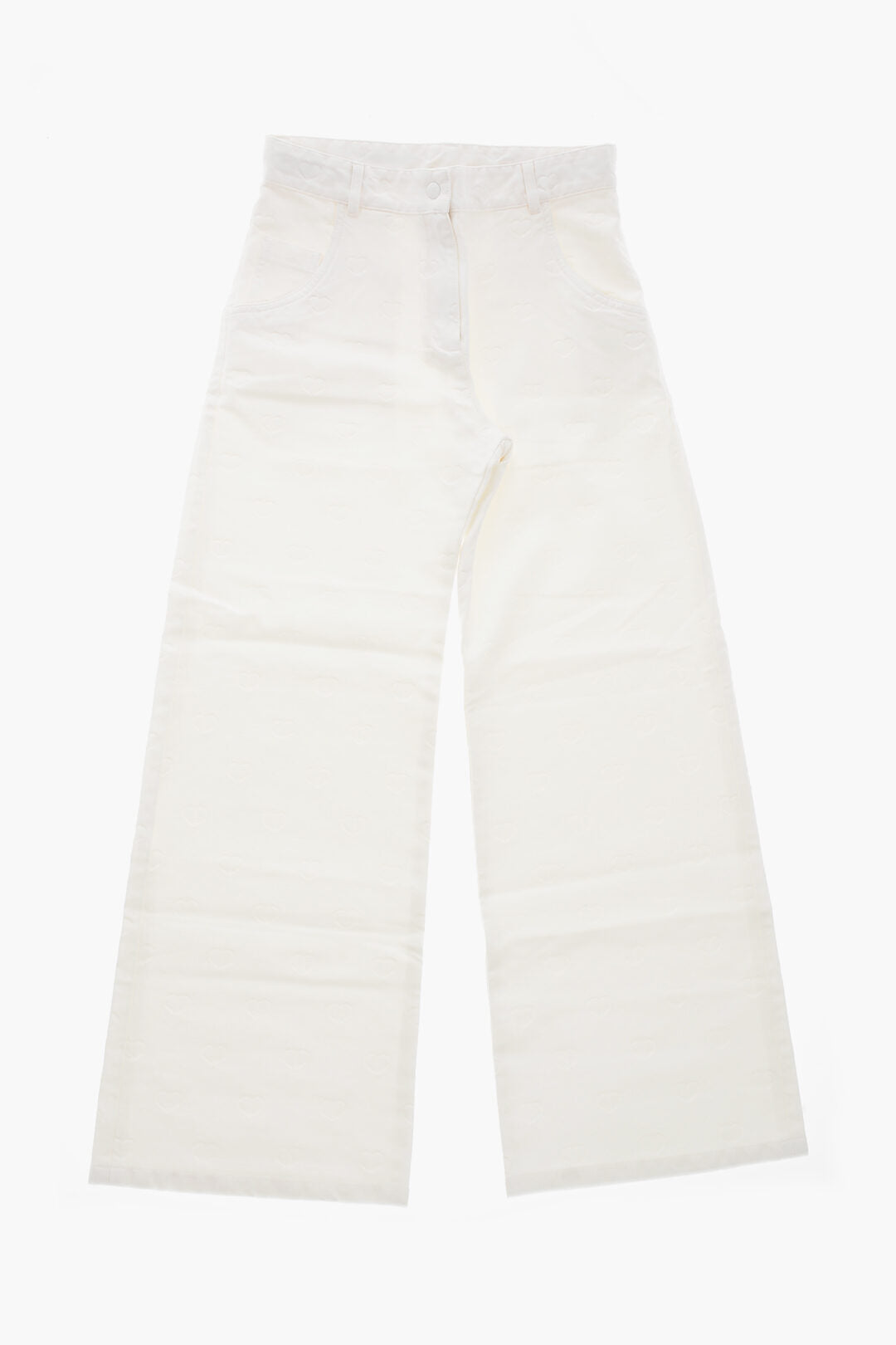 Dior Kids 0405~Cotton Gabardine Trousers with All-Over Monogram