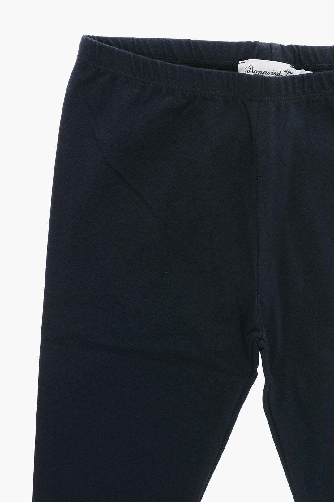 Bonpoint 0405~Solid-Color Stretch-Cotton Leggings