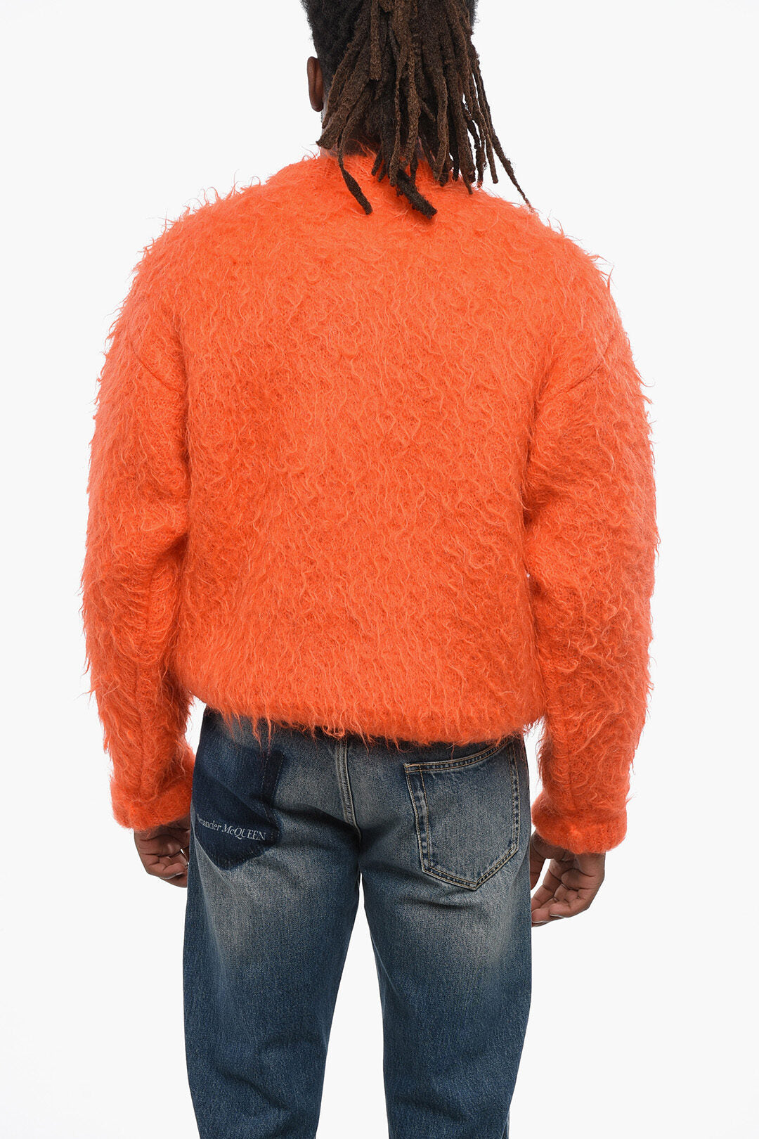 Jil Sander 2950~Mixed-Mohair Crewneck Sweater CASENTINO, view 2