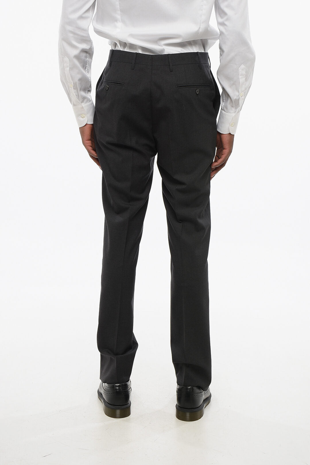 Corneliani 2470~CC COLLECTION Virgin Wool 4-Pocket Trousers, view 2