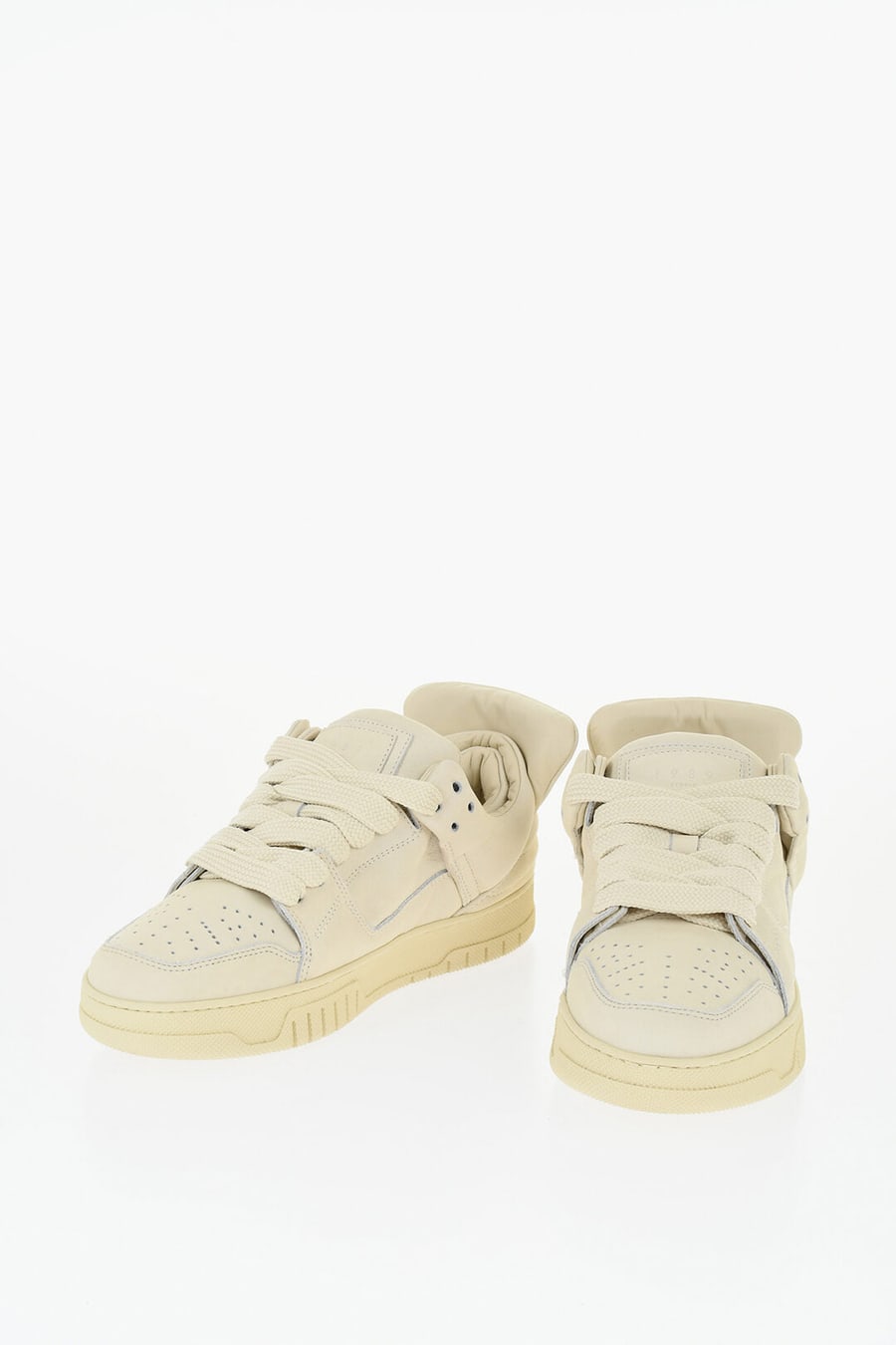 1989 Studio 0130~Leather Low-Top Sneakers with Chunky Design