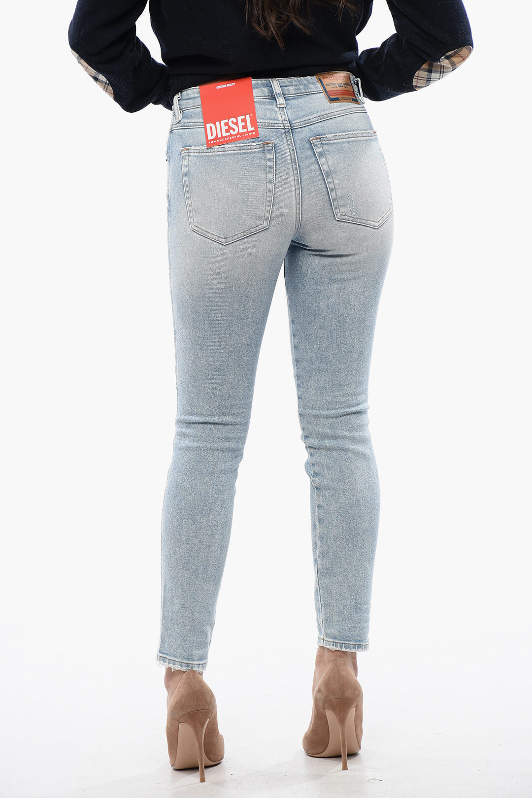 Diesel 2405~2015 Skinny-Fit Jeans BABHILA Mid-Rise 13,5cm L30, view 2