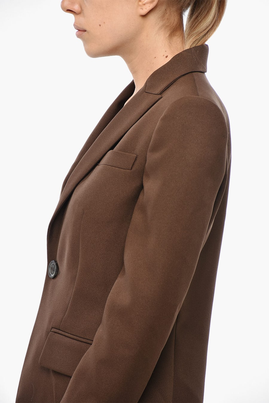 Dsquared2 2405~Balzer 1-Button DEANA Solid-Color with Notched Lapel, view 2