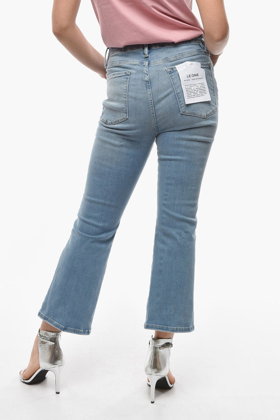 Frame 2405~Cropped Jeans LE ONE Mini Boot, view 2