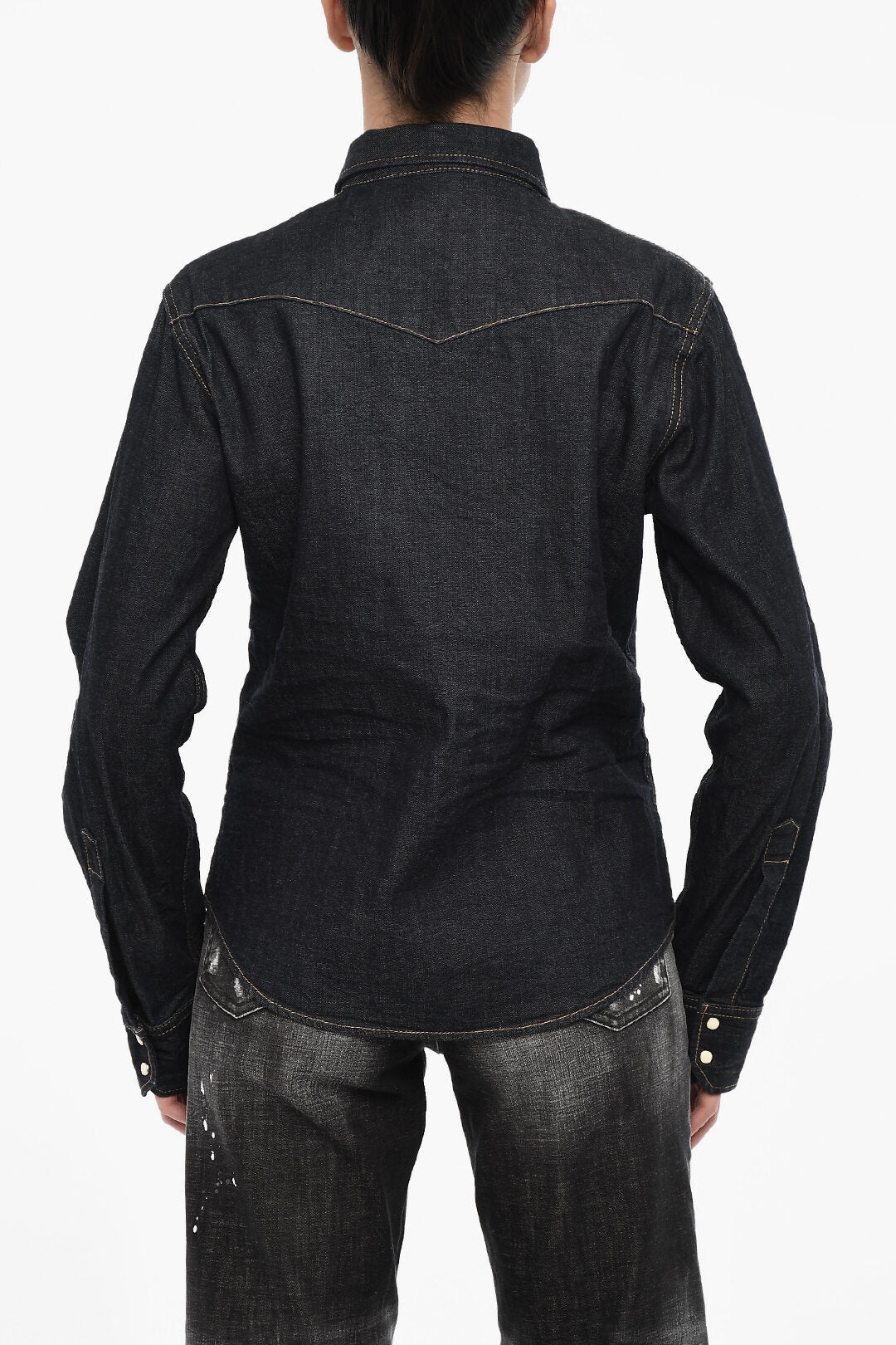 Dsquared2 2405~Denim Shirt With Double Pocket, view 2