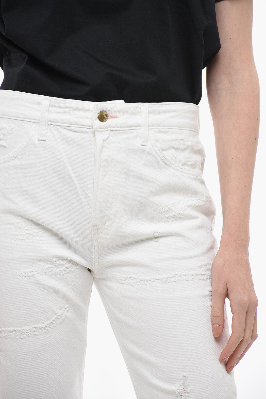 Washington Dee Cee 2405~Distressed Jeans RANCH in Light Wash 16,5cm