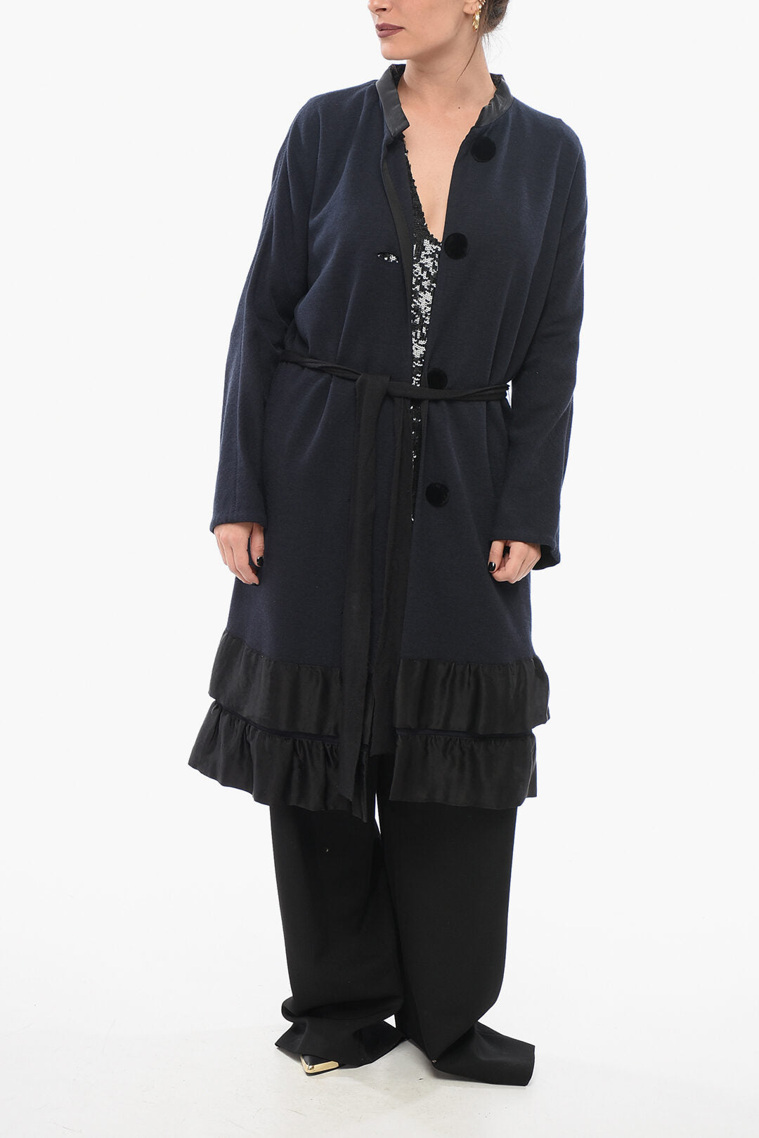 Lanvin 2405~HIVER 2006 Wool Coat with Belt