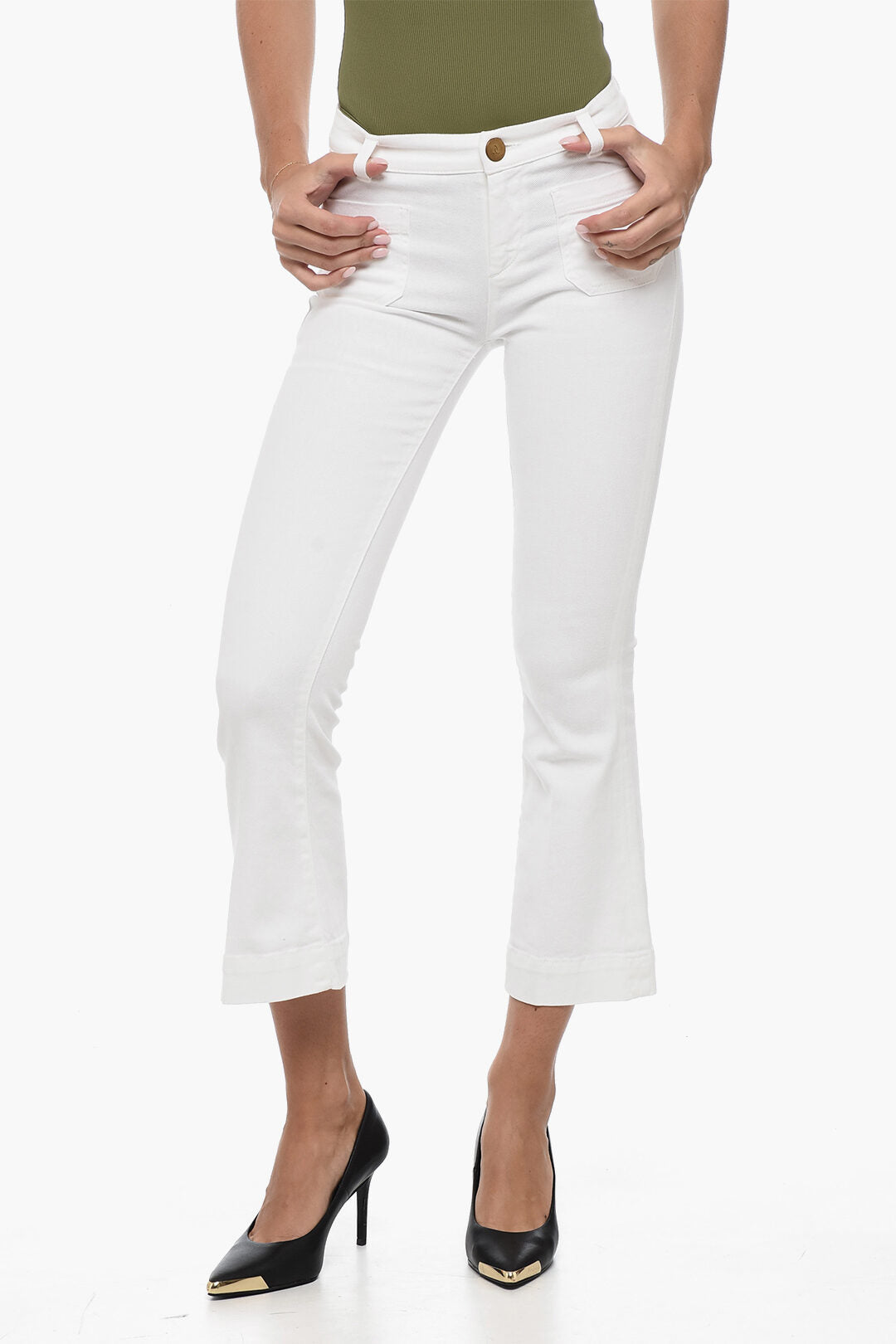 Seafarer 2405~Jeans Wide Leg with Patch Pockets 21,5cm
