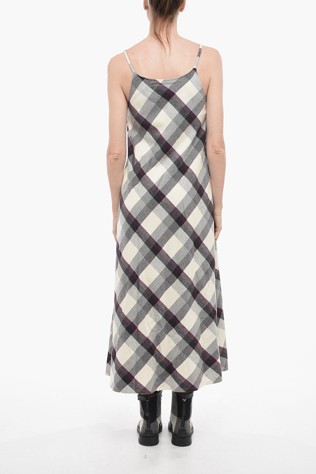 Woolrich 2405~Long Dress ARCHIVE with Checked Pattern