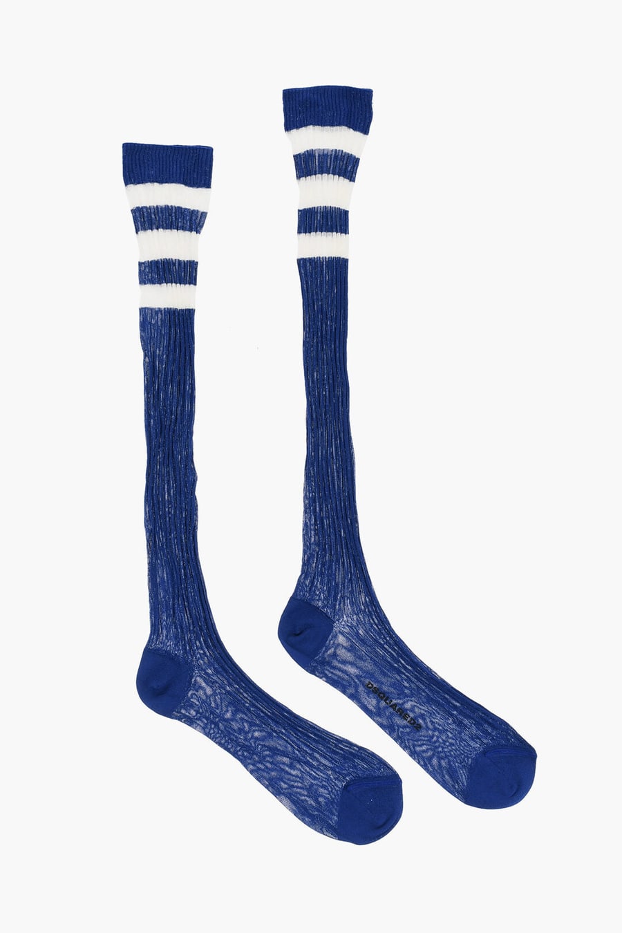 Dsquared2 2405~Long Two-Tone Ribbed Socks